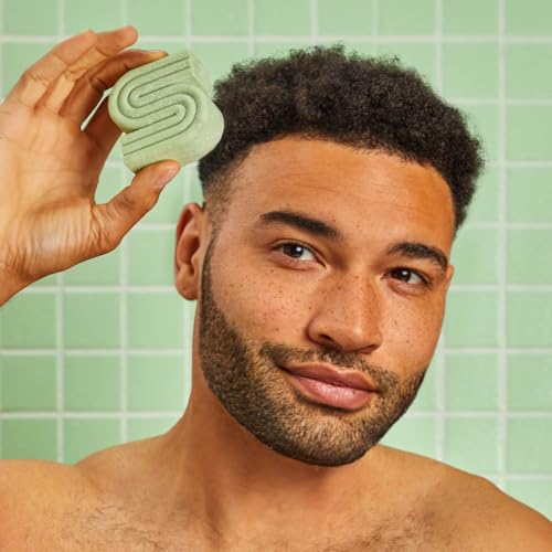 Kitsch Tea Tree & Mint Shampoo Bar - Soothes Itchy Scalp, Vegan, Natural - 3.2oz