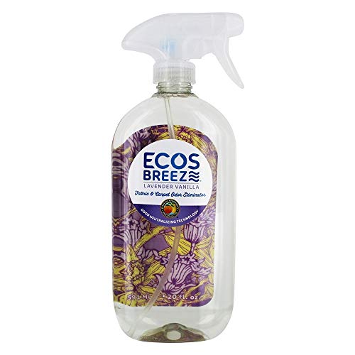 ECOS Fabric Refresher - Odor Eliminator with Plant-Powered Ingredients, Lavender Vanilla - 20oz