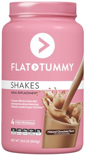 Flat Tummy Tea Protein Powder - Meal Replacement Shake for Women, Vegan, 20 Servings - 1.76lb