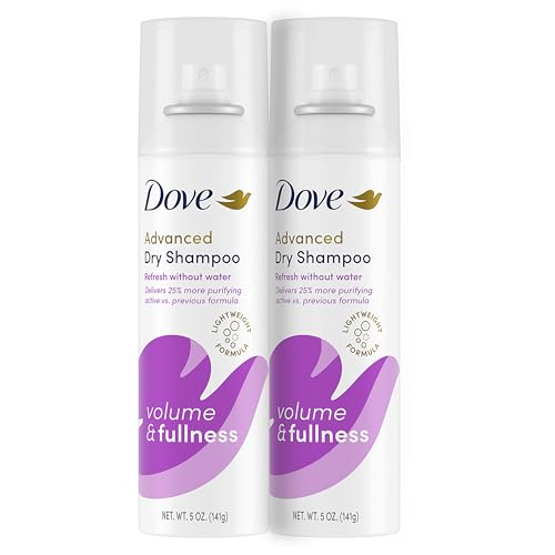 Dove Dry Shampoo - Revives Oily Hair with Volume, Instant Freshness - 5oz, 2 Count