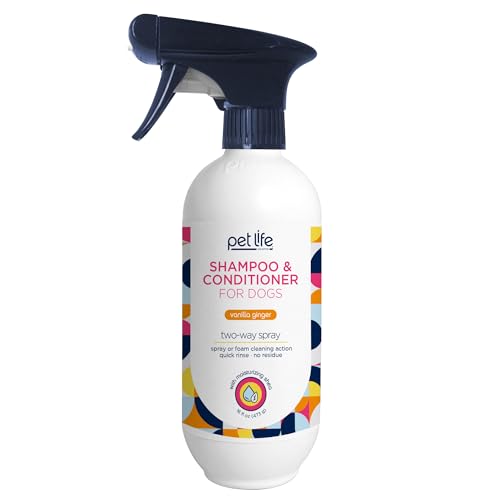 Pet Life Unlimited Dog Shampoo & Conditioner - Deep Hydration, Vanilla Ginger Scent - 16oz