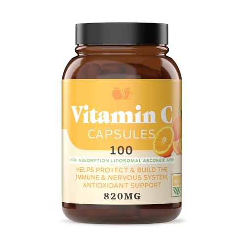 Complete Natural Products Vitamin C Capsules - Immune Support, Enhanced Absorption - 60ct