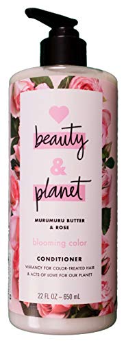 Love Beauty and Planet Conditioner - Color Treatment, Murumuru Butter & Rose Scent - 22 FL OZ