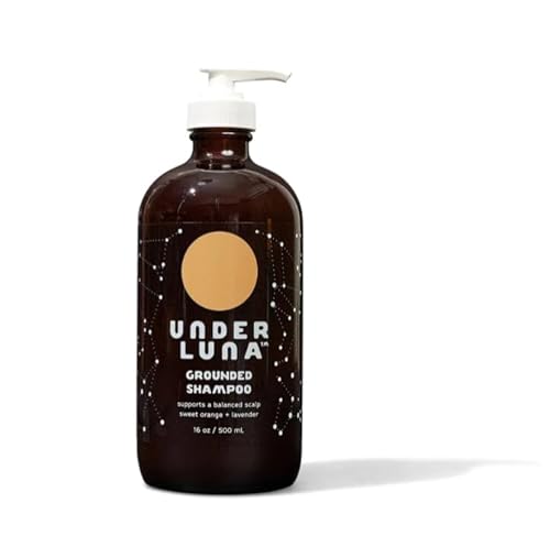 Under Luna Grounded Shampoo - Nourishing for Balanced Scalp, Lavender & Sweet Orange - 16oz