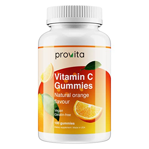 PROVITA Immune Support Vitamin C Gummies - Daily Antioxidant Boost, Vegan, 100 Gummies