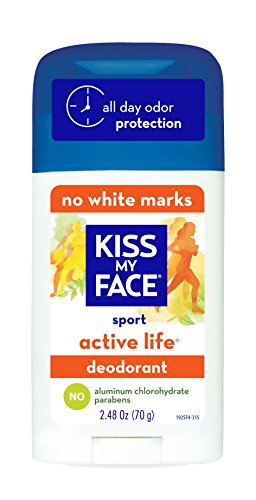 Kiss My Face Deodorant Stick - All-Day Odor Protection, Vegan & Aluminum-Free - 2.48oz