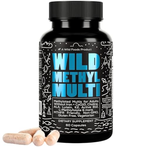 Wild Multivitamin for Women & Men - Enhanced Absorption, 27 Essential Nutrients - 60 Capsules