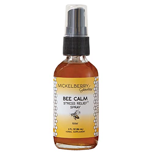 Mickelberry Gardens Bee Calm Spray - Natural Stress Relief, Immune Support - 2oz