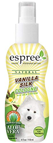 Espree Pet Cologne - Odor Neutralizer, Conditioning with Aloe Vera, Vanilla Silk - 4 oz