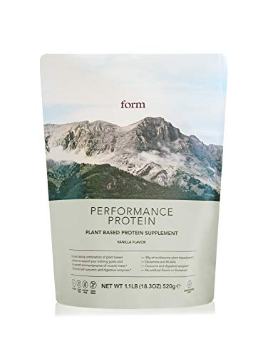 Form Performance Protein Powder - 30g Plant-Based Protein, BCAAs, Digestive Enzymes - Vanilla