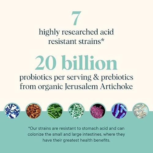 Ora Organic Probiotic Powder - 20 Billion CFU, Vegan & Non-GMO, Apple Raspberry - 30 Servings