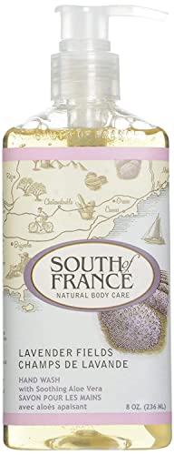 South of France Hand Wash - Moisturizing Lavender Infusion, Natural Oils - 8oz