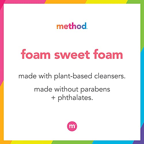 Method Foaming Hand Soap - Plant-Based Cleanser, Waterfall Scent, Biodegradable - 10 Fl Oz