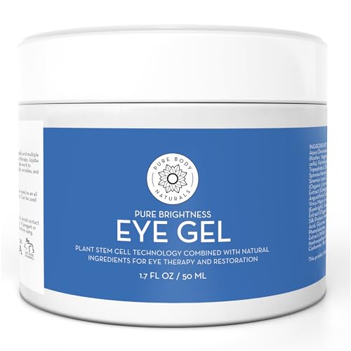 Pure Body Naturals Eye Gel - Age-Defying Hydration, Firming Amino Acid Complex - 1.7 Fl. Oz