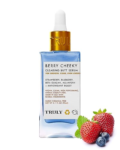 Truly Beauty Body Serum - Acne Clearing with Antioxidant Berries, Hydrating - 3.1 OZ