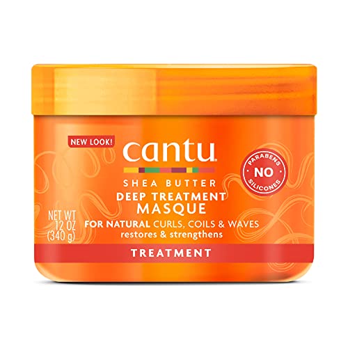 Cantu Hair Mask - Moisturizing Treatment with Shea Butter & 9 Oils, No Sulfates - 12oz