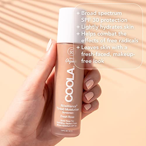 COOLA Organic Rosilliance BB Cream - SPF 30, Rose Extract, Water Resistant - 1.5 Fl Oz