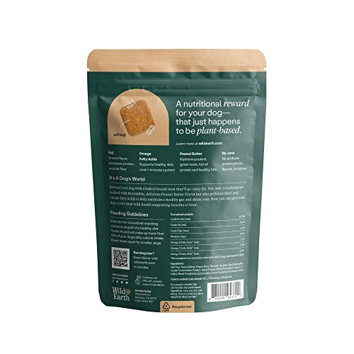 Wild Earth Performance Dog Food - High Protein, Plant-Based Treats, Veterinarian-Developed - 4lb