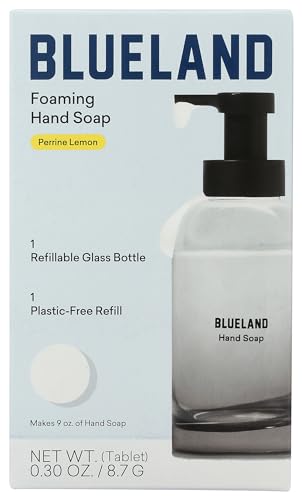 BLUELAND Foaming Hand Soap Tablets - Gentle Clean, No Animal Testing, Organic Certified - 1 EA