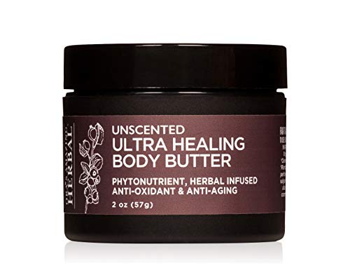 Ultra Healing Body Butter - Moisturizes Eczema & Dry Skin, Organic Shea Butter, 2oz