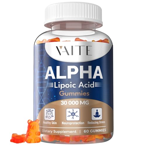 Alpha Lipoic Acid Gummies - Supports Nerve Health & Energy, Vegan & Non-GMO - 60 Count