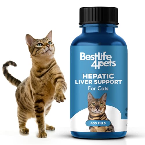 BestLife4Pets Hepatic Cat Liver Support - Natural Detox & Nutrient Boost, 100% Chemical-Free