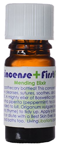 Living Libations Organic Frankincense Oil - Soothes, Balances, Wildcrafted Ingredients - 0.17 fl oz