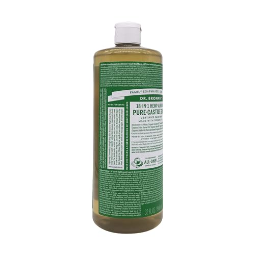 DR BRONNERS Body Soap - Organic Almond Formula, Fair Trade, Cruelty-Free - 32 fl oz