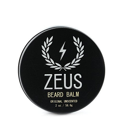 ZEUS Conditioning Beard Balm - Softens & Tames Facial Hair, Moisturizes Skin - 2 Oz