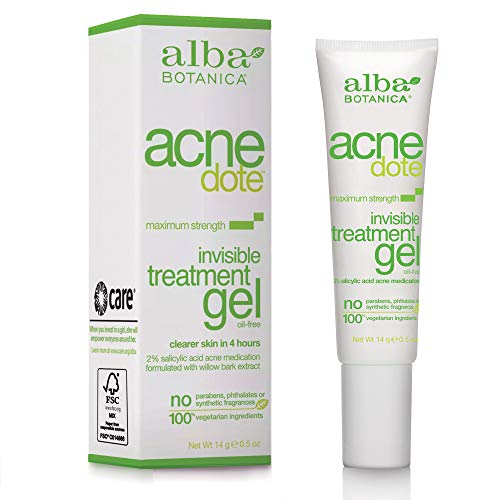 Alba Botanica Blemish Treatment Gel - Reduces Breakouts with 2% Salicylic Acid - 0.5 oz