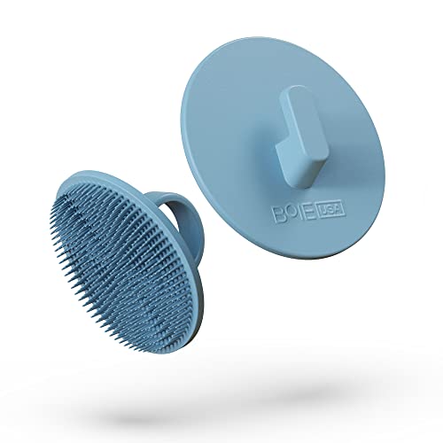 Boie USA Facial Cleansing Brush - Deep Exfoliation, Hypoallergenic, Recyclable Bundle - Blue