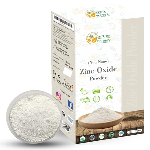 Zinc Oxide Powder | Non-Nano, Organic, 8oz for Skin Protection and Healing