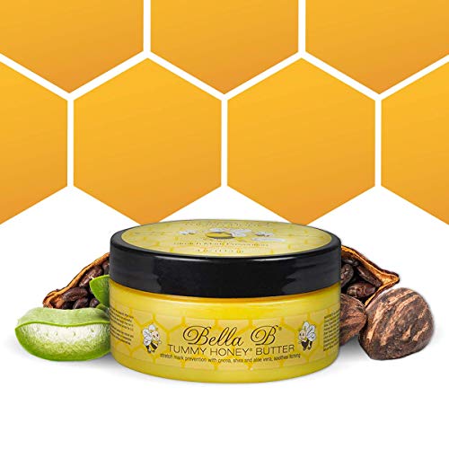 BELLA B Tummy Honey Butter - Fades Stretch Marks, Natural & Organic, Non-Greasy - 4 oz