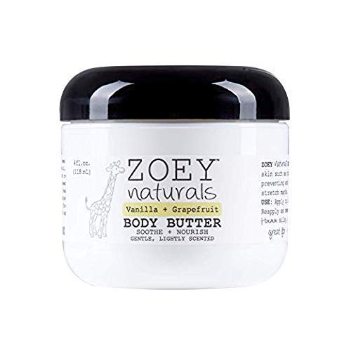 Absolutely Natural Zoey Naturals Body Butter - Nourishing Shea & Coconut Oils, 4oz