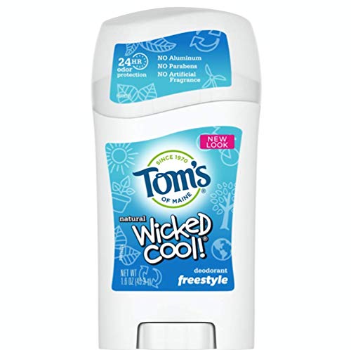 Tom's of Maine Kids Deodorant - 24-Hour Odor Protection, Aluminum-Free - Freestyle Scent