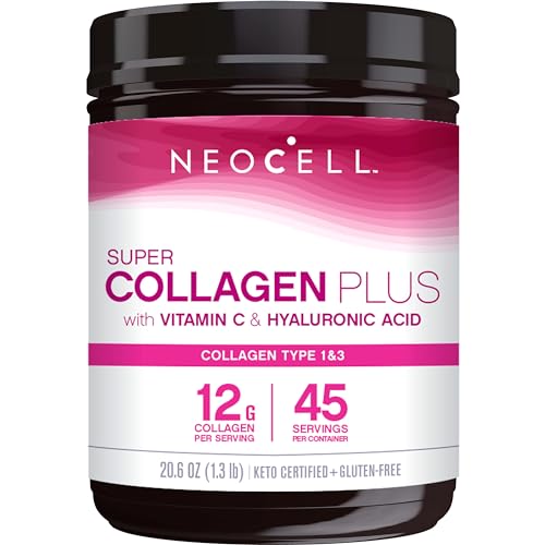 NeoCell Collagen Protein Powder - Supports Healthy Hair, Skin & Nails, 12g Collagen, 20.6 Oz