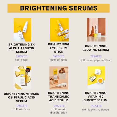 Acure Brightening Face Serum - Revitalizing Hydration & Antioxidant Protection - 1 Fl Oz