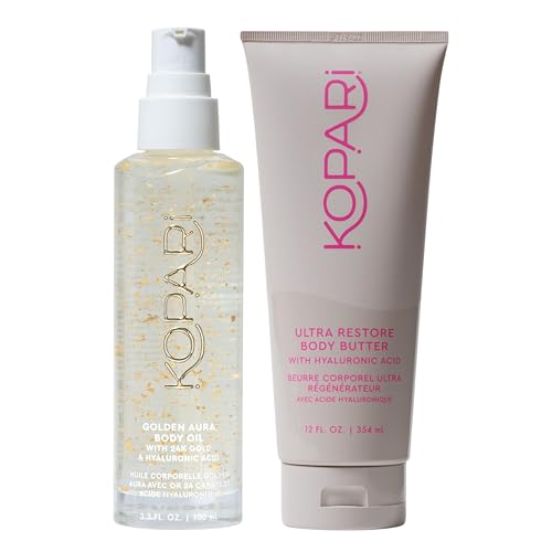 Kopari Body Lotion Set - Deep Hydration with Hyaluronic Acid & Antioxidants - 1.5lb Bundle