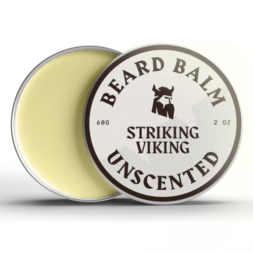 Men's Beard Balm - Nourishing Leave-In Conditioner, Ultimate Styling Control - 2oz Unscented