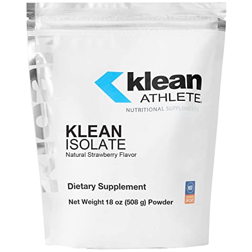 Klean ATHLETE Protein Powder - Enhance Muscle Integrity, NSF Certified, Natural Strawberry - 18oz