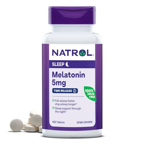 Natrol Melatonin Sleep Supplement - Fall Asleep Fast, Minimize Wake-Ups, 100 Tablets