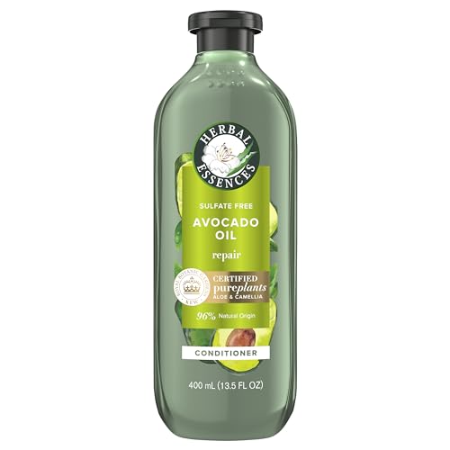 Herbal Essences Conditioner - Strengthens & Smooths, Real Botanicals, 13.5 fl oz