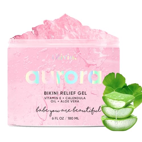 OLIVIA Aurora After Shave Balm - Relieves Razor Burn, Prevents Ingrown Hairs - 100% Vegan, 4oz