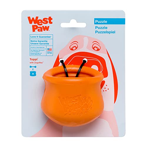 WEST PAW Zogoflex Toppl Dog Toy Bundle - Durable Treat Dispenser for Moderate Chewers - 3"