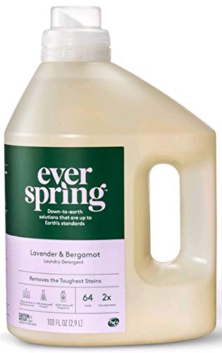 Everspring HE Laundry Detergent - Lavender & Bergamot, Plant-Based Formula - 100 FL OZ