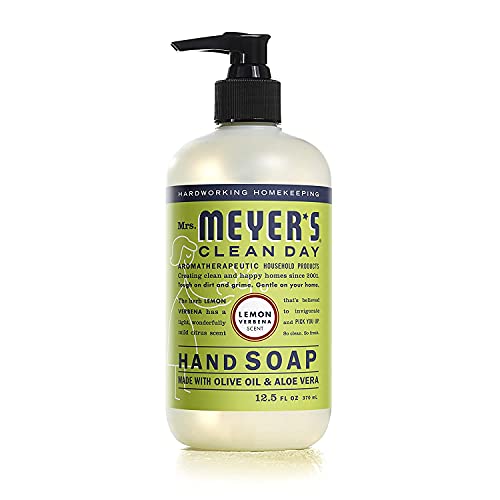 Mrs. Meyer's Cleanday Hand Soap - Nourishing Lemon Verbena, Cruelty-Free & Biodegradable - 12.5oz