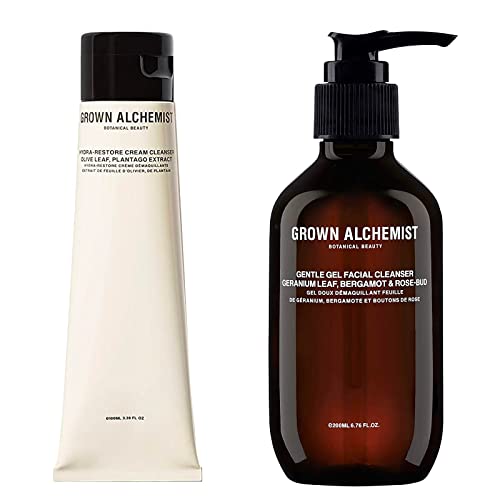 Grown Alchemist Facial Cleanser Bundle - Hydrating & Soothing, Vegan Ingredients - 200ml