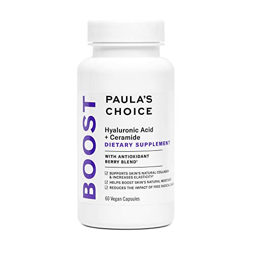 Paula's Choice Dietary Supplement - Collagen Support for Soft, Hydrated Skin, Vegan - 60 Capsules