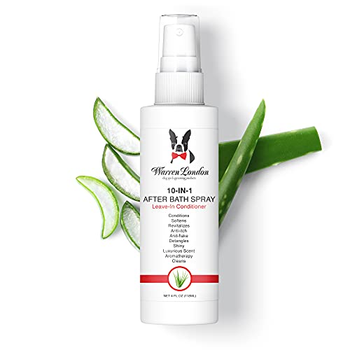 Warren London 10-in-1 Dog Grooming Spray - Conditions, Detangles, & Revitalizes - 4oz