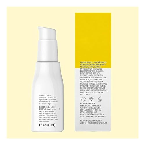 ACURE Face Serum - Brightening with Vitamin C, Ferulic Acid & Pineapple Extract - 1 fl oz